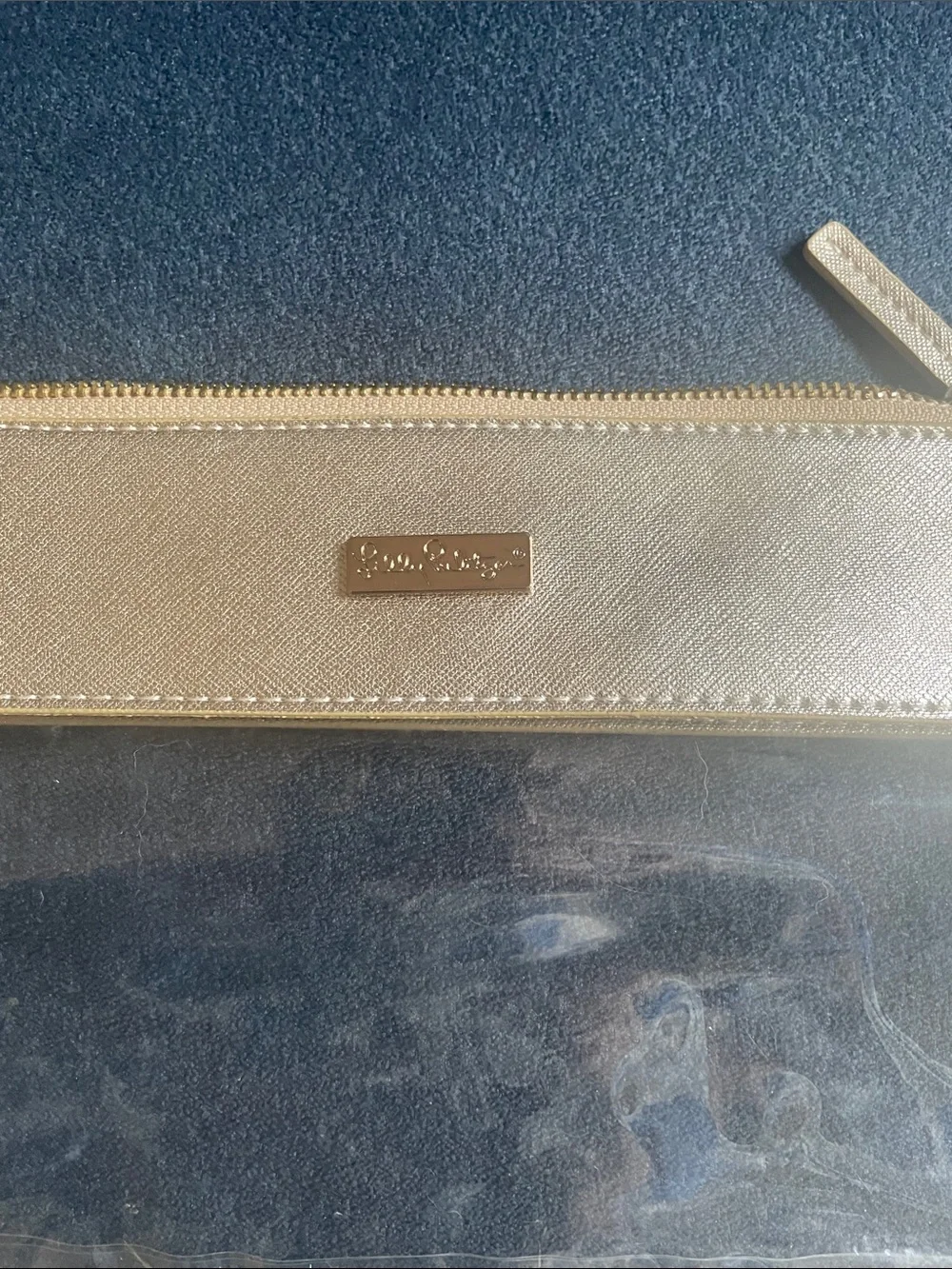 Lilly Pulitzer clear rectangular